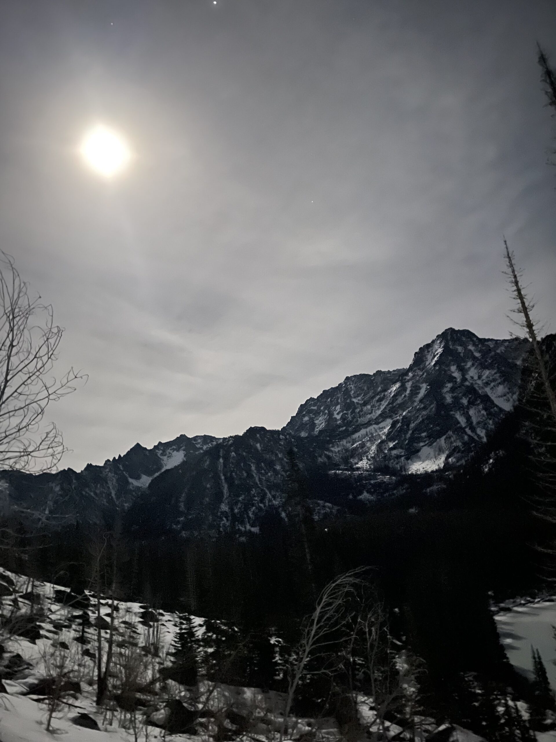 Snovernight up at Lake Stuart